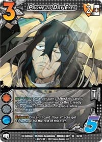 Prone to Dry Eyes - UniVersus: My Hero Academia: Heroes Clash - UniVersus card