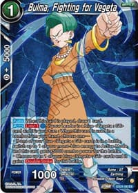 Bulma, Fighting for Vegeta - 5th Anniversary Set - Dragon Ball Super: Masters card