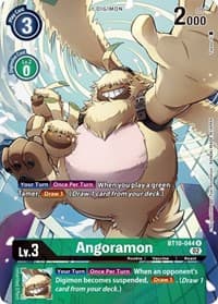 Angoramon (Alternate Art) - Xros Encounter - Digimon Card Game card