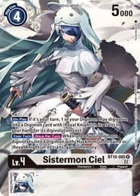 Sistermon Ciel (Alternate Art) - Xros Encounter - Digimon Card Game card