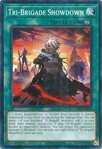 Tri-Brigade Showdown - Darkwing Blast - YuGiOh card