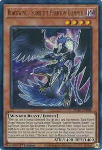 Blackwing - Sudri the Phantom Glimmer - Darkwing Blast - YuGiOh card