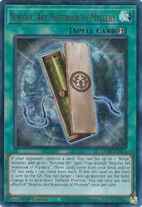 Ninjitsu Art Notebook of Mystery - Darkwing Blast - YuGiOh card