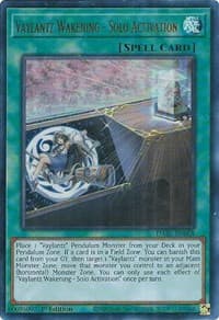 Vaylantz Wakening - Solo Activation - Darkwing Blast - YuGiOh card