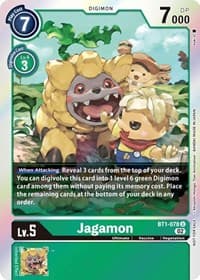 Jagamon (Official Tournament Pack Vol. 7) - Release Special Booster 1.0 - Digimon Card Game card