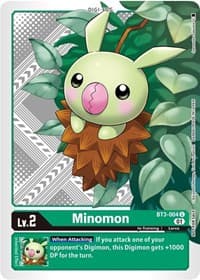 Minomon (Winner Pack Xros Encounter) - Release Special Booster 1.5 - Digimon Card Game card