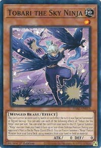Tobari the Sky Ninja - Darkwing Blast - YuGiOh card