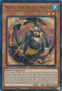 Mitsu the Insect Ninja - Darkwing Blast - YuGiOh card