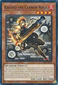 Kagero the Cannon Ninja - Darkwing Blast - YuGiOh card