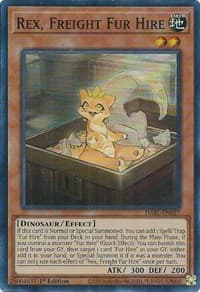 Rex, Freight Fur Hire - Darkwing Blast - YuGiOh card