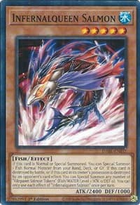 Infernalqueen Salmon - Darkwing Blast - YuGiOh card