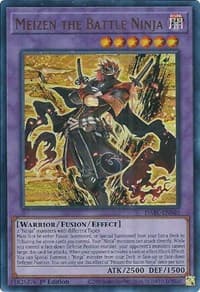 Meizen the Battle Ninja - Darkwing Blast - YuGiOh card