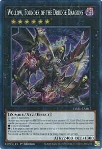 Wollow, Founder of the Drudge Dragons - Darkwing Blast - YuGiOh card
