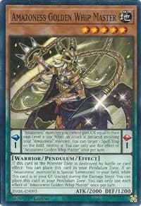 Amazoness Golden Whip Master - Darkwing Blast - YuGiOh card