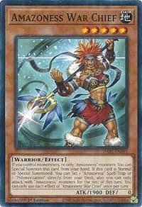 Amazoness War Chief - Darkwing Blast - YuGiOh card