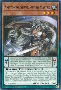 Amazoness Silver Sword Master - Darkwing Blast - YuGiOh card
