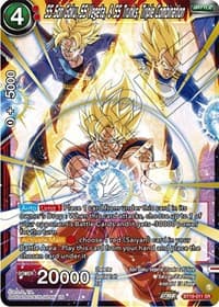 SS Son Goku, SS Vegeta, & SS Trunks, Triple Combination - Fighter's Ambition - Dragon Ball Super: Masters card