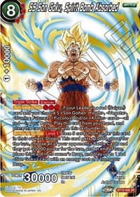 SS Son Goku, Spirit Bomb Absorbed - Fighter's Ambition - Dragon Ball Super: Masters card