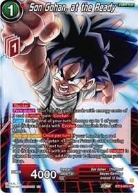 Son Gohan, at the Ready - Fighter's Ambition - Dragon Ball Super: Masters card