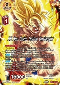 SS Son Goku, United Onslaught - Fighter's Ambition - Dragon Ball Super: Masters card