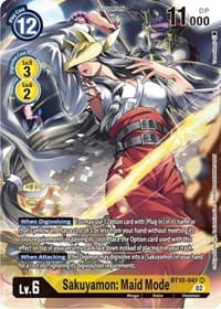 Sakuyamon: Maid Mode (Alternate Art) - Xros Encounter - Digimon Card Game card