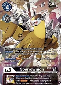 Sparrowmon (Alternate Art) - Xros Encounter - Digimon Card Game card