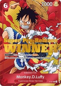 Monkey.D.Luffy (Super Pre-Release) [Winner] - One Piece Promotion Cards - One Piece Card Game card