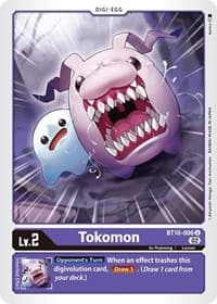 Tokomon - Xros Encounter - Digimon Card Game card