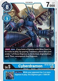 Cyberdramon - Xros Encounter - Digimon Card Game card