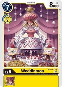 Weddinmon - Xros Encounter - Digimon Card Game card