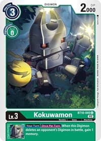 Kokuwamon - Xros Encounter - Digimon Card Game card