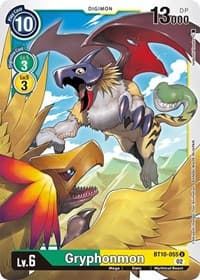 Gryphonmon - Xros Encounter - Digimon Card Game card