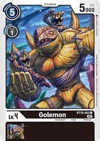 Golemon - Xros Encounter - Digimon Card Game card