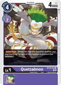Quetzalmon - Xros Encounter - Digimon Card Game card