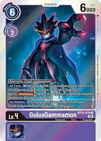 GulusGammamon - Xros Encounter - Digimon Card Game card