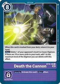 Death the Cannon - Xros Encounter - Digimon Card Game card