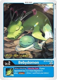 Bebydomon - Xros Encounter Pre-Release Cards - Digimon Card Game card