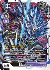 Blastmon - Xros Encounter Pre-Release Cards - Digimon Card Game card