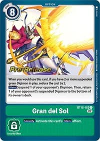 Gran del Sol - Xros Encounter Pre-Release Cards - Digimon Card Game card