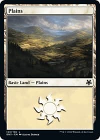 Plains (123) - Magic Game Night: Free-For-All - Magic: The Gathering card