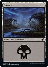 Swamp (129) - Magic Game Night: Free-For-All - Magic: The Gathering card
