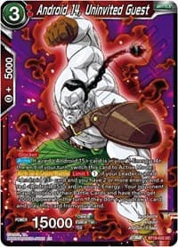 Android 14, Uninvited Guest - Fighter's Ambition - Dragon Ball Super: Masters card