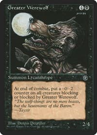 Greater Werewolf - Homelands - Magic: The Gathering card