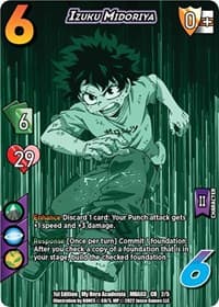 Izuku Midoriya (Serial Numbered) - UniVersus: My Hero Academia: Heroes Clash - UniVersus card