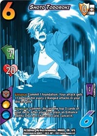 Shoto Todoroki (Serial Numbered) - UniVersus: My Hero Academia: Heroes Clash - UniVersus card