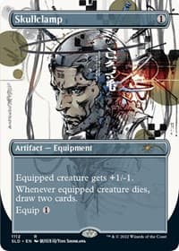 Skullclamp (1112) - Secret Lair Drop Series - Magic: The Gathering card