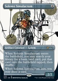Solemn Simulacrum (1113) - Secret Lair Drop Series - Magic: The Gathering card