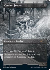 Carrion Feeder (Borderless) (Foil Etched) - Secret Lair Drop Series - Magic: The Gathering card