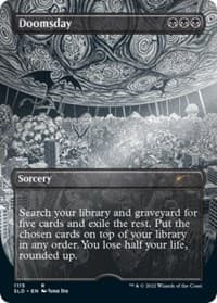 Doomsday (Borderless) (Foil Etched) - Secret Lair Drop Series - Magic: The Gathering card