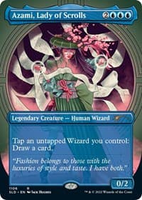 Azami, Lady of Scrolls (Borderless) - Secret Lair Drop Series - Magic: The Gathering card